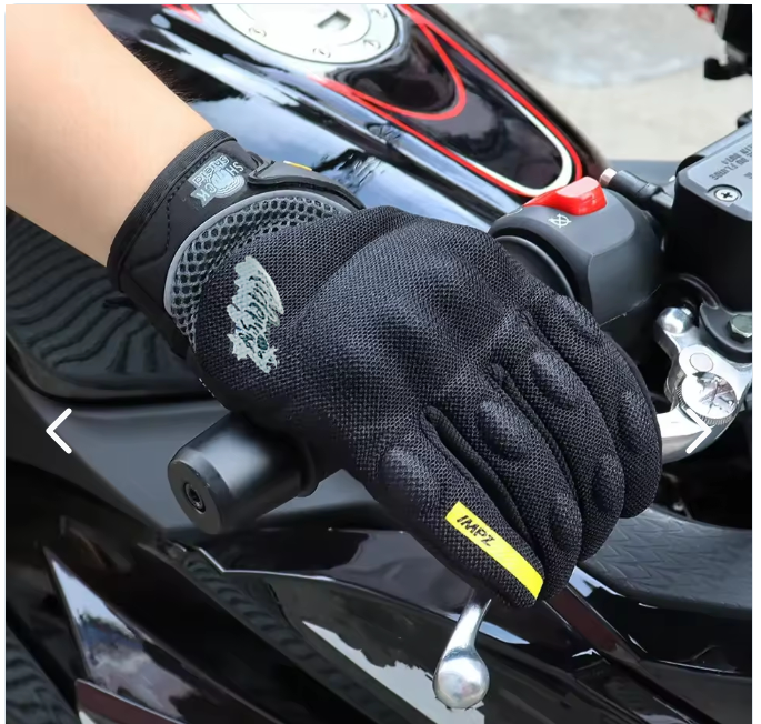 Guantes Moto Bici Deportivos St09 Negro